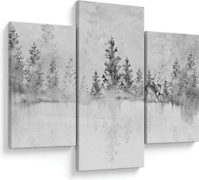 Tablou - Cerb lângă lac (90x60 cm)