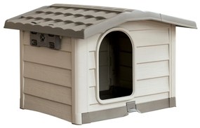 Doghouse Bungalow bej, 89 x 75 x 62 cm