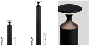 Stalp LED iluminat exterior IP65 PISTILLO H-90cm
