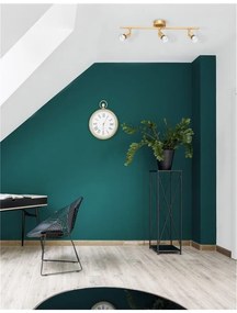 Plafonirea cu 3 spoturi design minimalist LUP aurie
