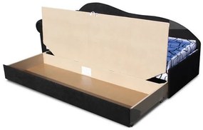 Pat de o persoană (canapea) 70 cm Lane II (gri 81 + Dodo 1027) (S). 793131