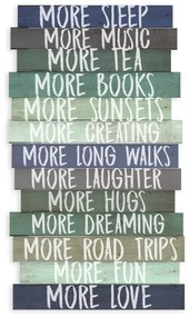 Semn 30x50 cm I Want More – Really Nice Things