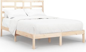 vidaXL Cadru de pat King Size, 150x200 cm, lemn masiv
