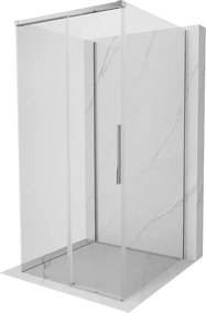 Mexen Rox-3S cabină de duș culisantă 3 pereți 90 x 90 cm, transparentă, cromată - 8C2-090-090-01-00-3S
