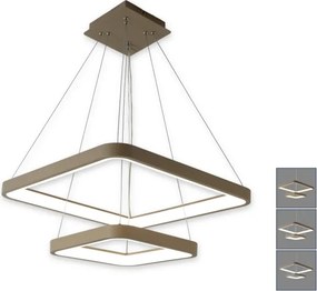 BRILAGI - lustra LED reglabilă pe cablu FALCON SLIM LED/78W/230V bej + telecomandă
