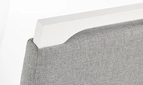 Scaun de bucaterie Clarion, gri/alb
