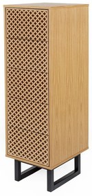 Comodă în decor de stejar Woodman Camden Narrow Diamond Print, 40 x 123 cm