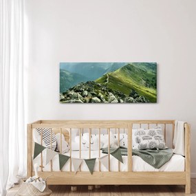 Tablou - Peisaj montan (120x50 cm)