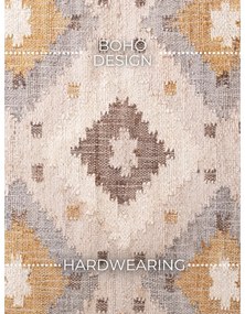 Covor crem țesut manual din iută 120x170 cm Roya Imani – Elle Decoration