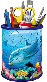 PUZZLE 3D DELFIN SUPORT PIXURI, 54 PIESE - RAVENSBURGER (RVS3D11176)