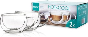 Pahare termo pentru cappuccino 4Home Hot&Cool Cool 270 ml, 2 buc.
