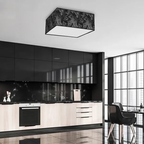 Plafonieră SATINO 3xE27/60W/230V neagră/argintie