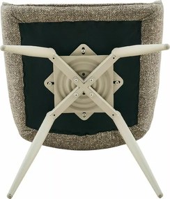Scaun de dining rotativ MORIX, bej inchis / casmir