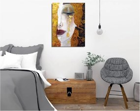 Reproducere tablou pe pânză Gustav Klimt Golden Tears, 30 x 40 cm