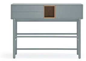 Masă consolă albastră/gri 35x120 cm Corvo – Teulat