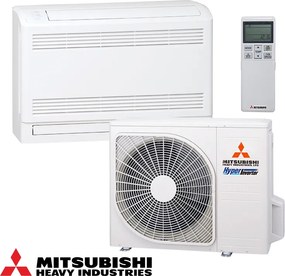 Aparat de aer conditionat inverter pentru podea Mitsubishi Heavy Industries SRF50ZSX-W + SRC50ZSX-W, 18000 BTU, 37 m², A++, R-32, Alb