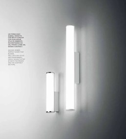 Aplica de perete LED pentru oglinda baie IP44 Polar crom
