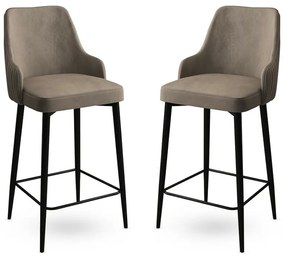 Set de scaune de bar Enox Cappuccino, 2 bucăți