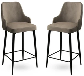 Set de scaune de bar Enox Cappuccino, 2 bucăți