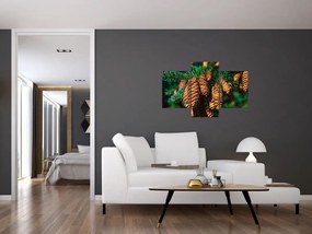 Tablou cu con de brad (90x60 cm)