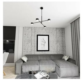 Lustra Emibig Natsu 4 BL negru mat LED GX53