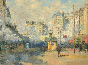 Reproducere Gare Saint Lazare (1877), Claude Monet