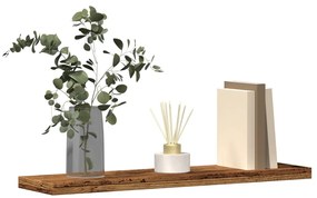 vidaXL Rafturi perete 4 buc., lemn vechi, 40x10x1,5 cm, lemn prelucrat