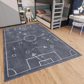 Covor pentru copii gri închis 160x235 cm Gameplan – Hanse Home