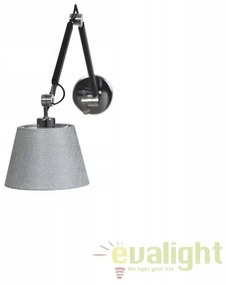 Aplica perete directionabila design modern ZYTA S gri