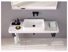Duravit Tulum baterie lavoar ascuns negru TU1070004046