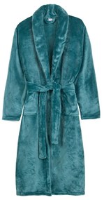 Halat albastru M/L din micropluș/cocolino Polyvelvet – Good Morning