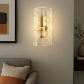 Aplica LED Modernă – 10W, Reglabilă, Negru cu Auriu