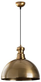 Lustră aurie cu abajur din metal ø 40 cm Vamp – Opviq lights