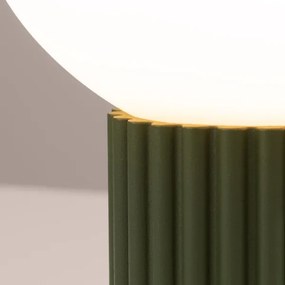 Lampă de masă Sollux SL.1726 HALO 1xG9/8W/230V d. 12 cm verde