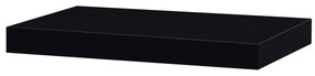 Etajeră de perete P-023 negru lucios, luciu