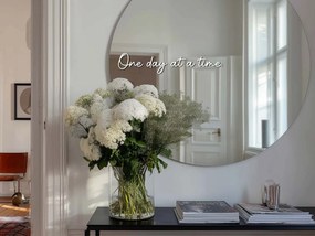Autocolant pentru oglindă S24 – One day at time.