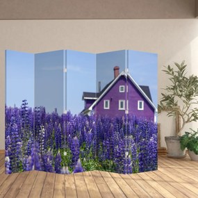 Paravan - Câmp de lavanda (210x170 cm)