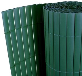 vidaXL Panou de gard, verde, 90 x 300 cm, PVC