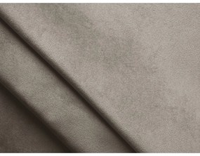 Canapea modulară bej cu tapițerie din catifea 190 cm Lokua – Makamii