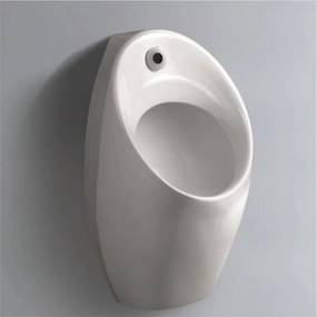 Pisoar cu alimentare ascunsa Inter Ceramic si actionare electronica alb lucios