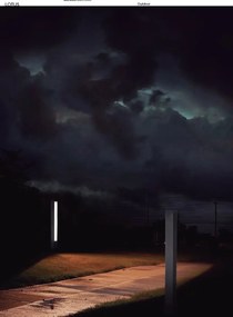 Stalp LED iluminat exterior IP65 LOTUS H-60cm corten