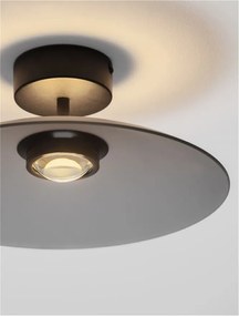 Plafoniera LED design modern POLIFEMO fumuriu, 40cm