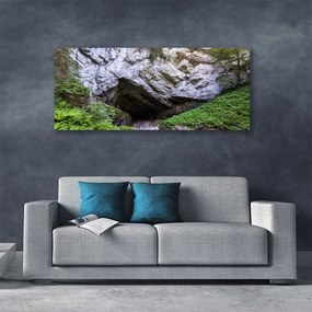 Tablou pe panza canvas Munte Cave Natura Verde Gri