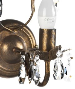 Aplică TERESA 1xE14/6W/230V bronz ONLI