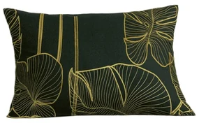 Husa decorativa pentru perna VENECIA 50x70 cm, verde inchis