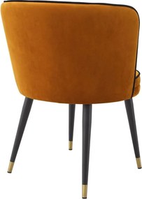 Scaun design LUX Grenada, savona portocaliu 115882 HZ