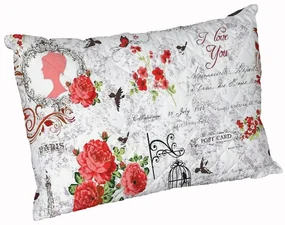 Set 4 perne Romance, microfibra matlasata, 50x70 cm