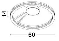 Plafoniera LED design modern LONELA, NVL-9695508