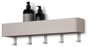 Raft pentru baie taupe de montat pe perete din oțel Multi – Spinder Design