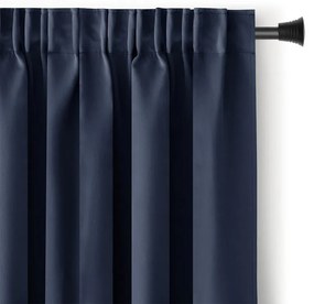 Draperie groasă blackout RESTILO indigo 140 x 245 cm set 2 buc